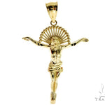 10K Gold Jesus Pendant L 57109 - Image 1