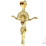 10K Gold Jesus Pendant L 57109 - Image 3