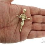 10K Gold Jesus Pendant L 57109 - Image 5