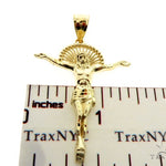 10K Gold Jesus Pendant L 57109 - Image 6