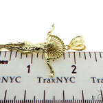 10K Gold Jesus Pendant L 57109 - Image 7