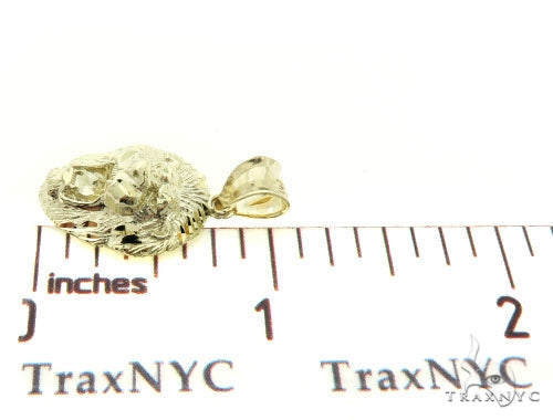 10K Gold Lion Head Pendant, photo 5 of 7