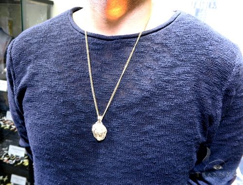 10K Gold Lion Head Pendant, photo 7 of 7