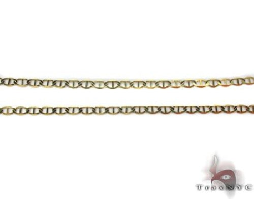 10K Yellow Gold Mariner Link Chain 26 Inches 2.3mm   63834 - Image 2