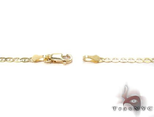 10K Yellow Gold Mariner Link Chain 26 Inches 2.3mm   63834 - Image 4