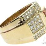 10K Yellow Gold Prong Diamond Band 63467 - Image 4
