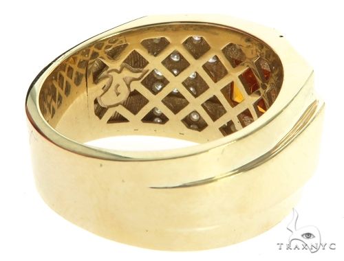 10K Yellow Gold Prong Diamond Band 63467 - Image 5