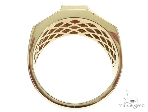 10K Yellow Gold Prong Diamond Band 63467 - Image 7