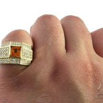 10K Yellow Gold Prong Diamond Band 63467 - Image 8