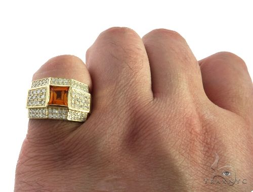 10K Yellow Gold Prong Diamond Band 63467 - Image 8