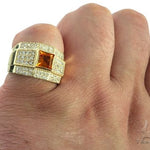 10K Yellow Gold Prong Diamond Band 63467 - Image 9