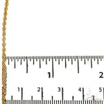 10k Yellow Gold Hollow Rope Link Chain 22 Inches 2mm 57275 - Image 7