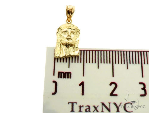 10K Gold Small Jesus Pendant XXS, photo 6 of 6