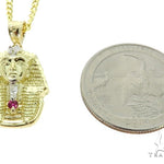 Small Pharaoh Pendant 20, 24 Inches Cuban Chain Set 56883 - Image 4