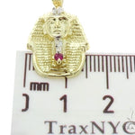 Small Pharaoh Pendant 20, 24 Inches Cuban Chain Set 56883 - Image 9