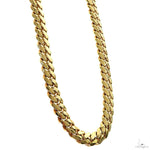 10K Yellow Gold Solid Miami Cuban Link chain 26 Inches 7mm   66417 - Image 2