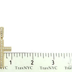 10K Yellow Gold Tension Diamond Cross 65877 - Image 6