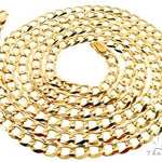14k Yellow Gold Hollow Cuban Curb Link Chain 18 Inches 5mm   65455 - Image 3