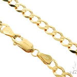 10k Yellow gold Curb Link Chain 5mm 20 Inches   63794 - Image 5