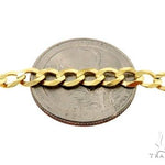 10K Yellow Gold Curb Link Chain 22 Inches 5mm   67264 - Image 3