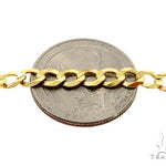 10k Yellow Gold Curb Link Chain 24 Inches 5mm   63795 - Image 3