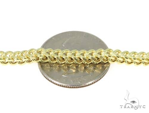 10K Gold franco chain, 4 mm, photo 3 of 5