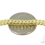 10k Yellow gold Hollow Franco Link Chain 30 Inches 4mm   57639 - Image 3