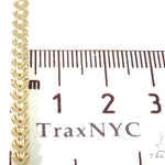 10k Yellow gold Hollow Franco Link Chain 30 Inches 4mm   57639 - Image 5