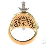 10KY Prong Black Diamond Sword Earth Ring 57222 - Image 5