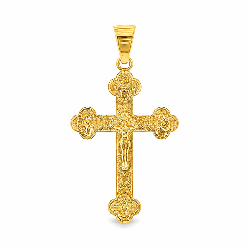 10K Gold Jesus Cross