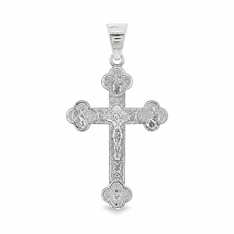 10K Gold Jesus Cross, view 2