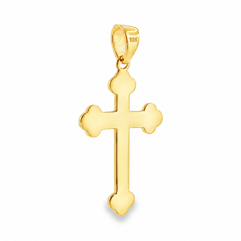 10K Gold Jesus Cross, view 7