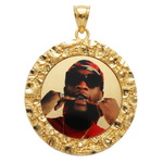 10K Nugget Photo Pendant 71434