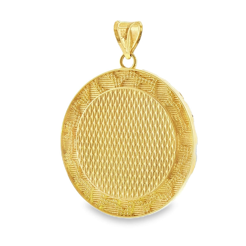 10K Nugget Photo Pendant 71434
