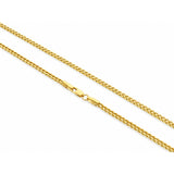 10K Yellow Gold Hollow Franco Chain 2mm 61593