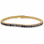 10 Pointer Water Sapphire Tennis Bracelet 67488