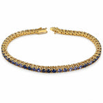 10 Pointer Water Sapphire Tennis Bracelet 67488
