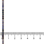10 Pointer Water Sapphire Tennis Bracelet 67488