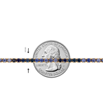10 Pointer Water Sapphire Tennis Bracelet 67488