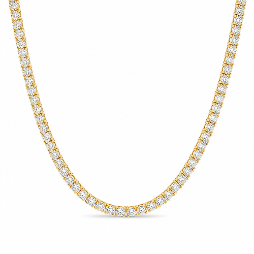 14K Gold 10 Pt Lab-Grown Diamond Tennis Chain 71708