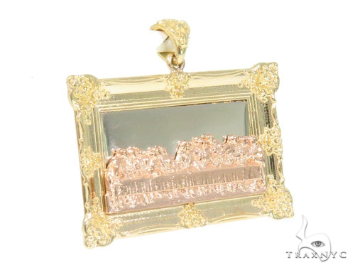 10K Gold Last Supper Pendant Set, photo 5 of 10