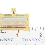 10K Gold Last Supper Pendant Set 44367 - Image 9