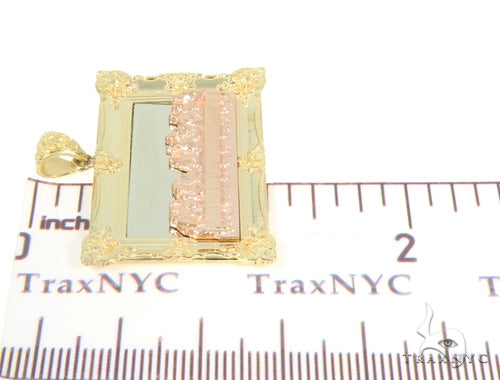 10K Gold Last Supper Pendant Set 44367 - Image 10
