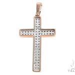 10K Diamond Cross Pendant 65107 - Image 3