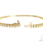 10k YG 3.5mm Diamond Tennis Bracelet 64874 - Image 3