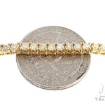 10k YG 3.5mm Diamond Tennis Bracelet 64874 - Image 4