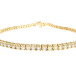 10k YG 3.5mm Diamond Tennis Bracelet 64874 - Image 7