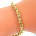 10k YG 4mm Diamond Tennis Bracelet 64873 - Image 7