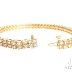 10k YG 5.5mm Diamond Tennis Bracelet 64872 - Image 3