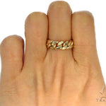 10k Gold 6.5mm Miami Cuban Link Ring 44393 - Image 4